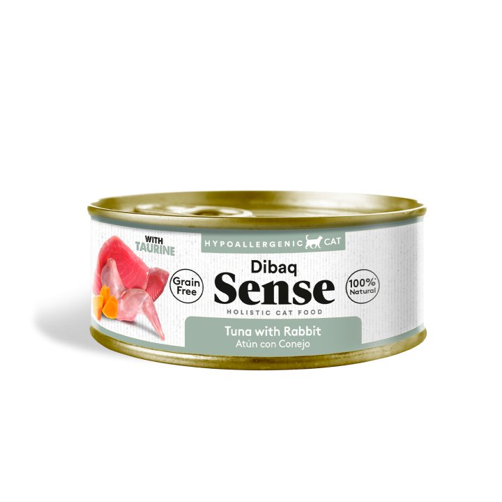 Dibaq Sense Cat Atún y Conejo con Calabaza 0