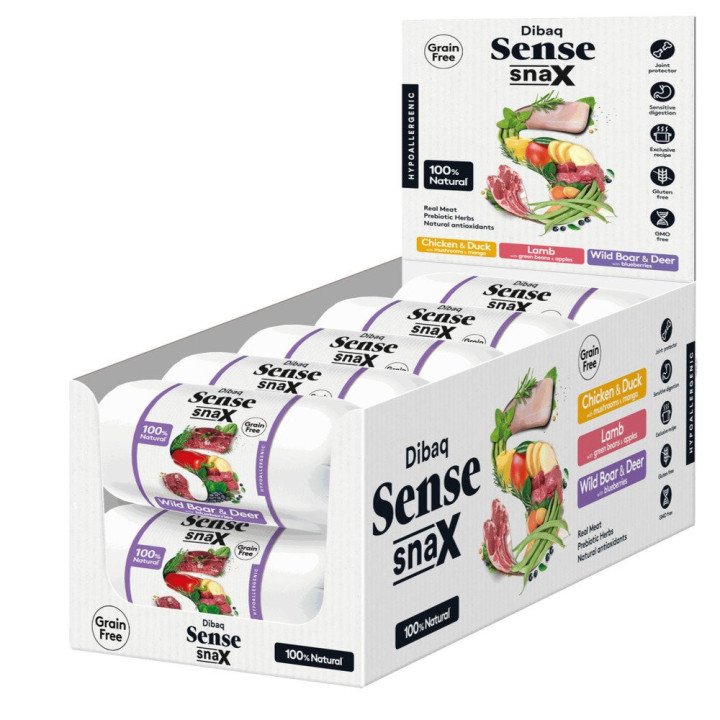 Dibaq Sense Snax Bar Ciervo y Jabalí 0,2 KG