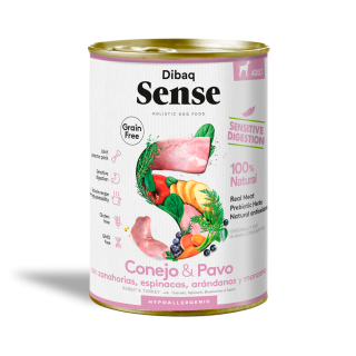Dibaq Sense Lata Conejo y Pavo 0
