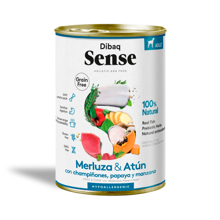 Dibaq Sense Lata Merluza y Atún 0