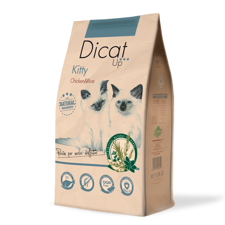 Dicat Up Kitty Pollo y Arroz 1