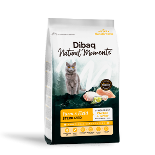 Dibaq Natural Moments 5 Star Esterilizado Pollo y Pavo 1