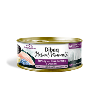Dibaq Natural Moments 5 Star Esterlizado Pavo con Arándanos 0
