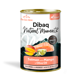 Dibaq Natural Moments Adulto Salmón con Mango 0