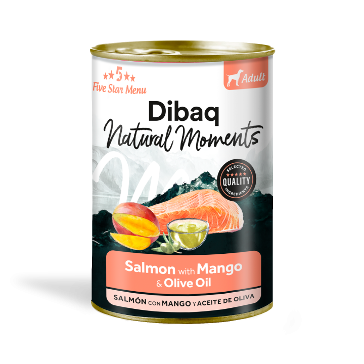 Dibaq Natural Moments Adulto Salmón con Mango 0