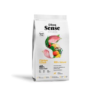 Dibaq Sense Grain Free Pollo y Pato 2 KG