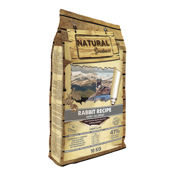 Natural Greatness Receta de Conejo 10KG