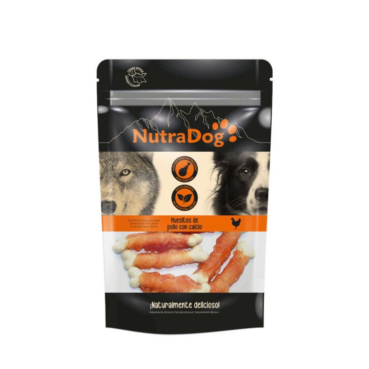 NutraDog Huesitos de pollo con calcio 100gr