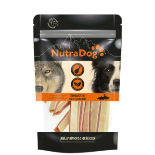 NutraDog Sándwich de pato y bacalao 100gr