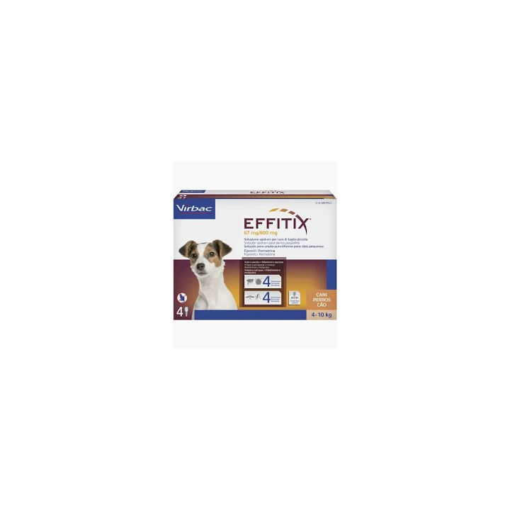 EFFITIX Solución spot-on perros pequeños  (4-10kg) 1 Unidad