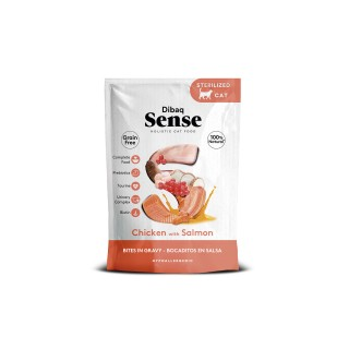 Dibaq Sense Bites Pollo con Salmón 0,10 KG