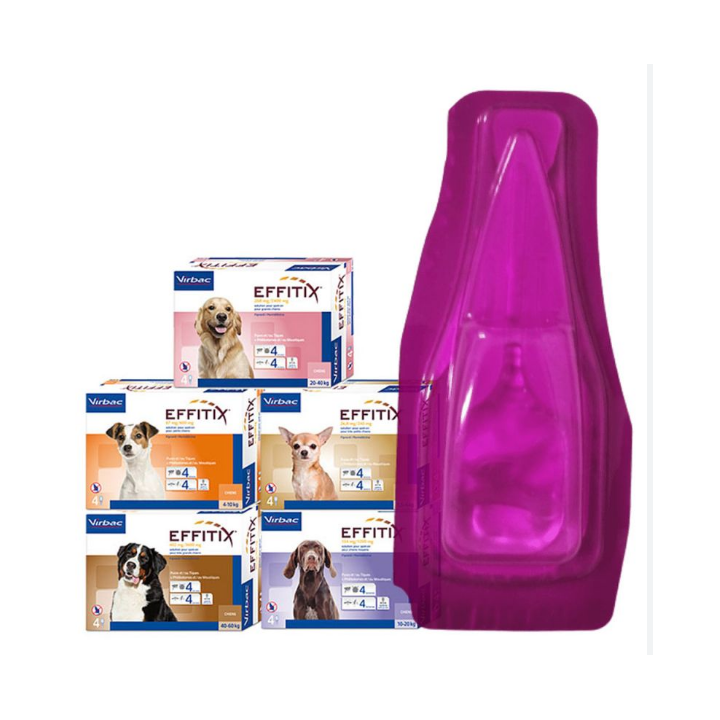 EFFITIX Solución spot-on perros pequeños  (4-10kg) 1 Unidad
