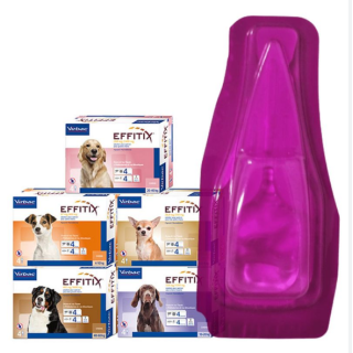 EFFITIX Solución spot-on perros medianos (10-20kg) 1 Unidad